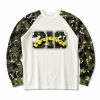 Custom Camo Sleeve Crewneck Sweatshirt Wholesale