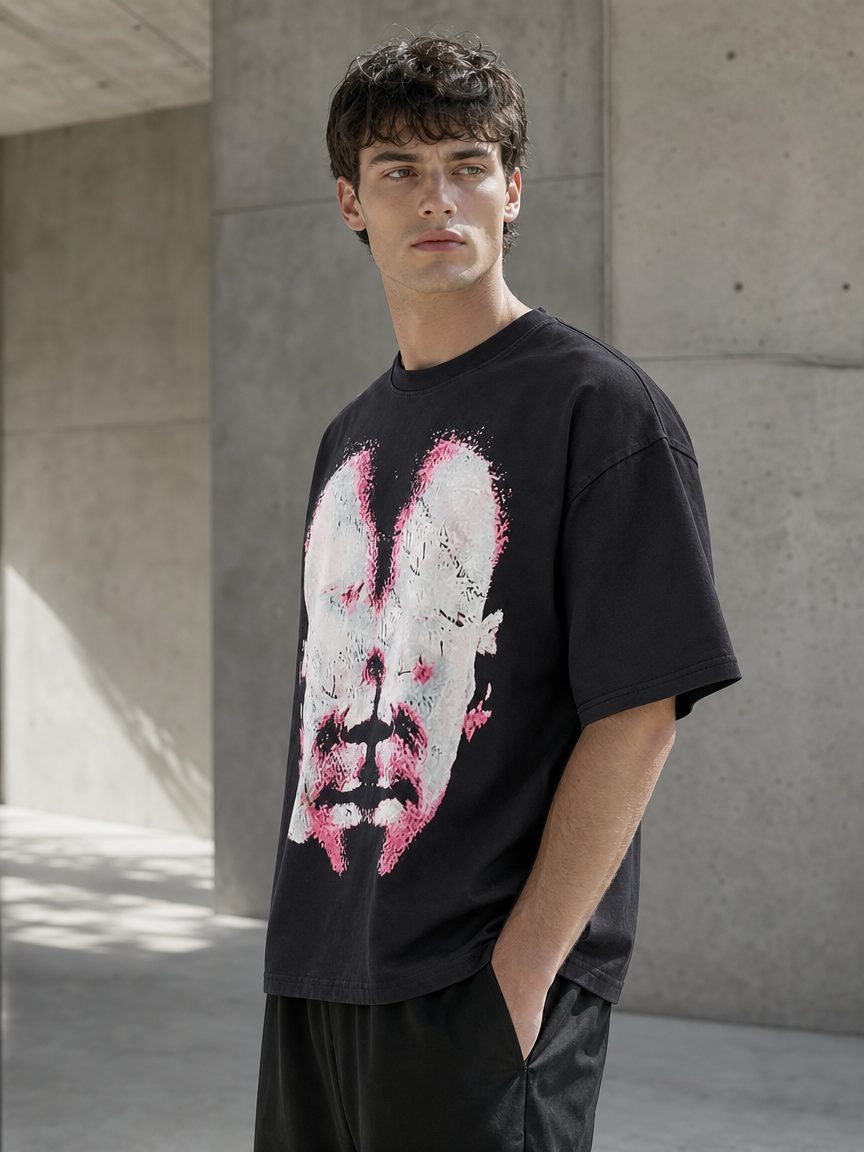 Custom Abstract Art Print Tee Wholesale wholesale