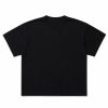 Custom Black Graphic Print Tee Wholesale