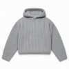 Custom Ribbed Cropped Hoodie Wholesale