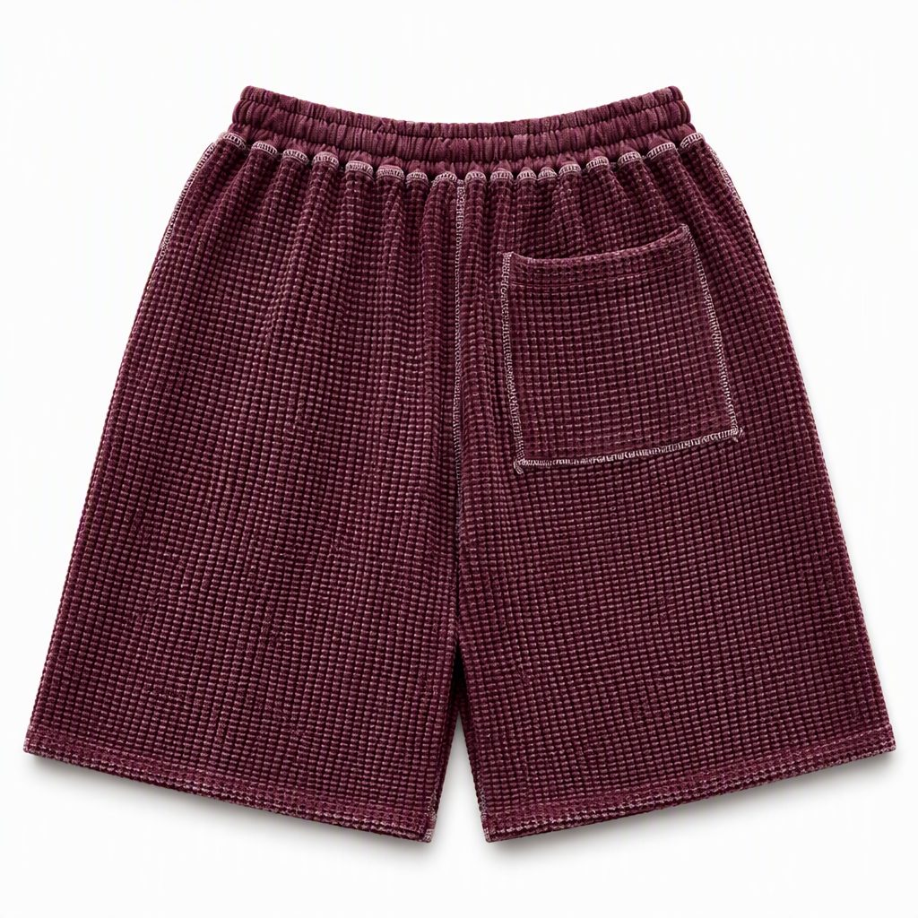 Custom Waffle Knit Sweat Shorts from the INFULLSAIL streetwear range