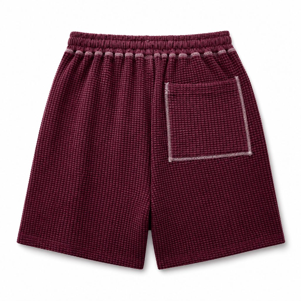 Custom Waffle Knit Sweat Shorts from the INFULLSAIL streetwear range