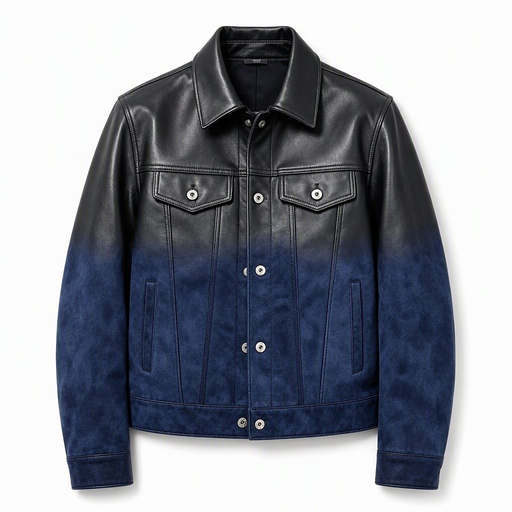 Custom Ombre Leather Jacket Wholesale wholesale