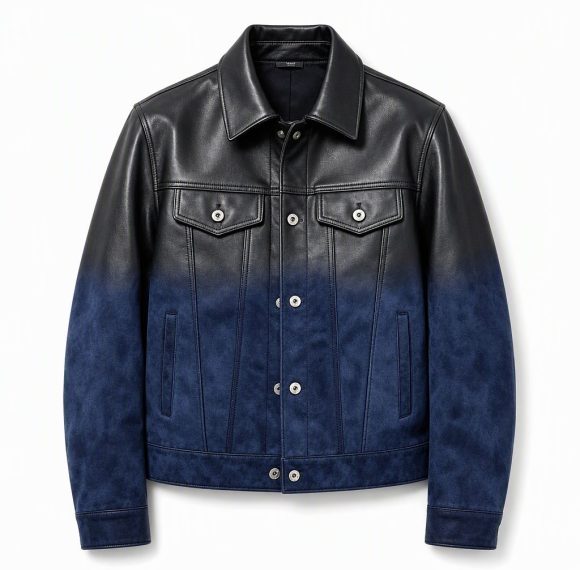 Custom Ombre Leather Jacket Wholesale