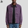 Custom Purple Workwear Jacket Wholesale
