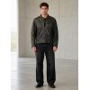 Custom Distressed Leather Moto Jacket Wholesale