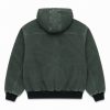 Custom Olive Hooded Work Jacket Wholesale