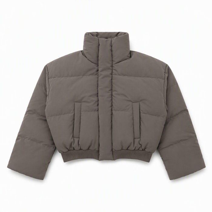 Custom Cropped Padded Jacket Wholesale