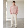 Custom Pink Varsity Bomber Jacket Wholesale