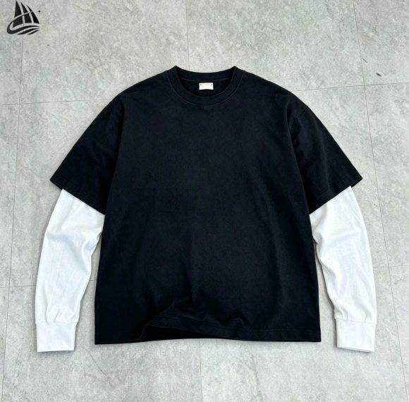 Custom Layered Long Sleeve T-Shirt Wholesale