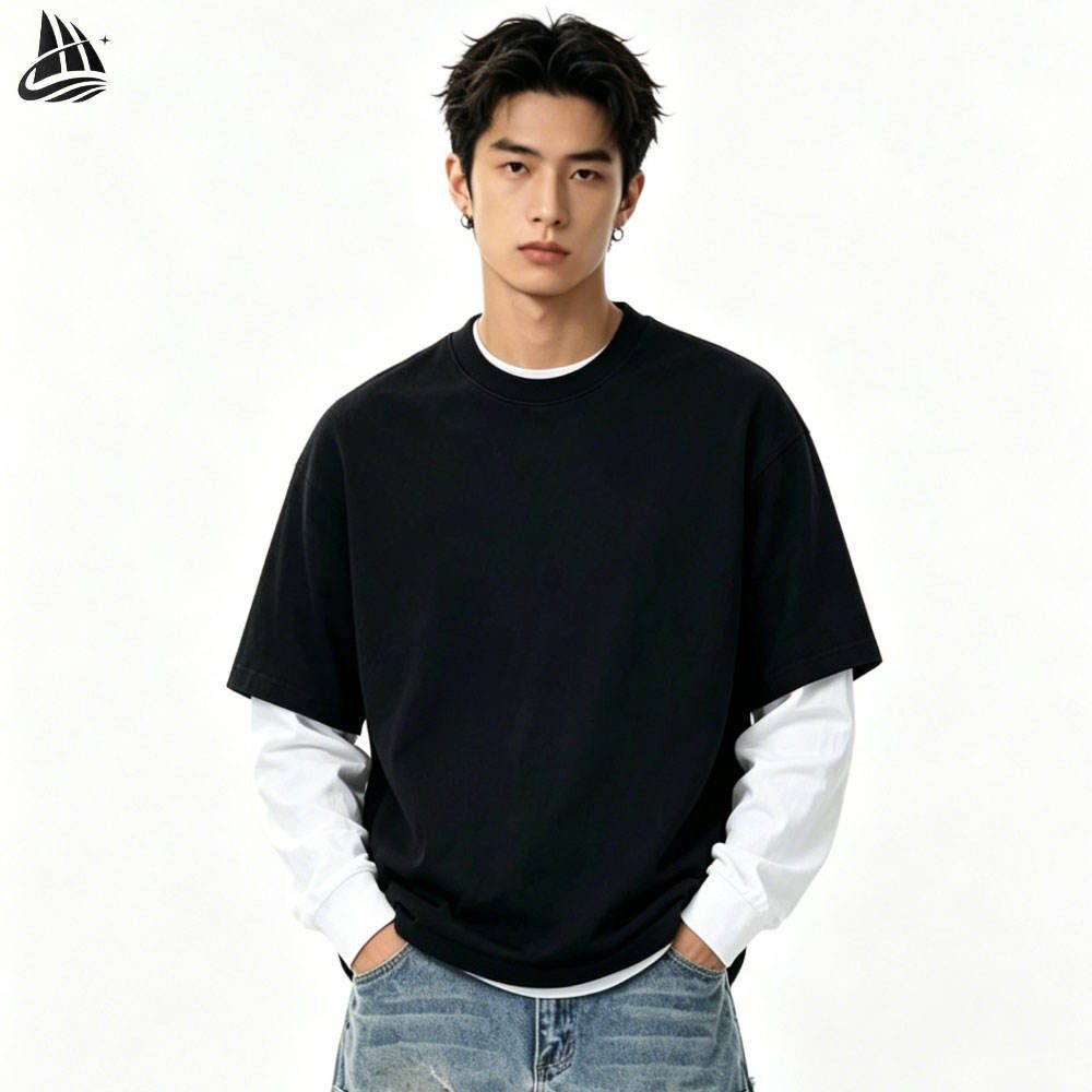 Custom Layered Long Sleeve T-Shirt Wholesale wholesale
