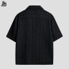Custom Cable Knit Short Sleeve Shirt Wholesale