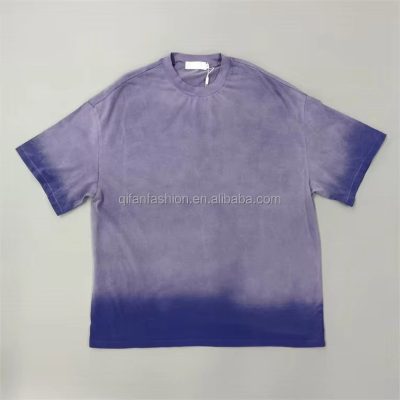 Custom Ombre Gradient Short Sleeve T-Shirt Wholesale