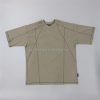 Custom Contrast Stitch Short Sleeve T-Shirt Wholesale