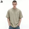 Custom Contrast Stitch Short Sleeve T-Shirt Wholesale