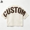 Custom Oversized Back Print T-Shirt Wholesale