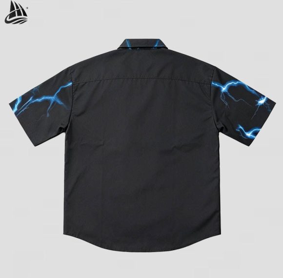 Custom Printed Silk Vacation Shirt Wholesale