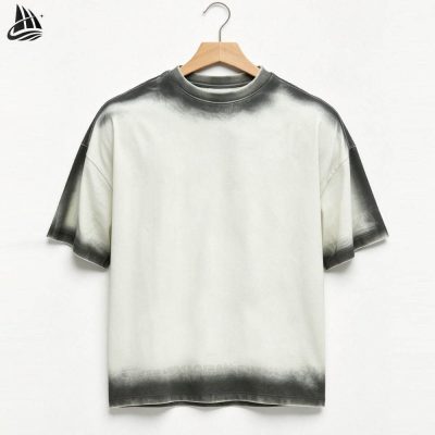 Custom Gradient Dip Dye Oversized T-Shirt Wholesale