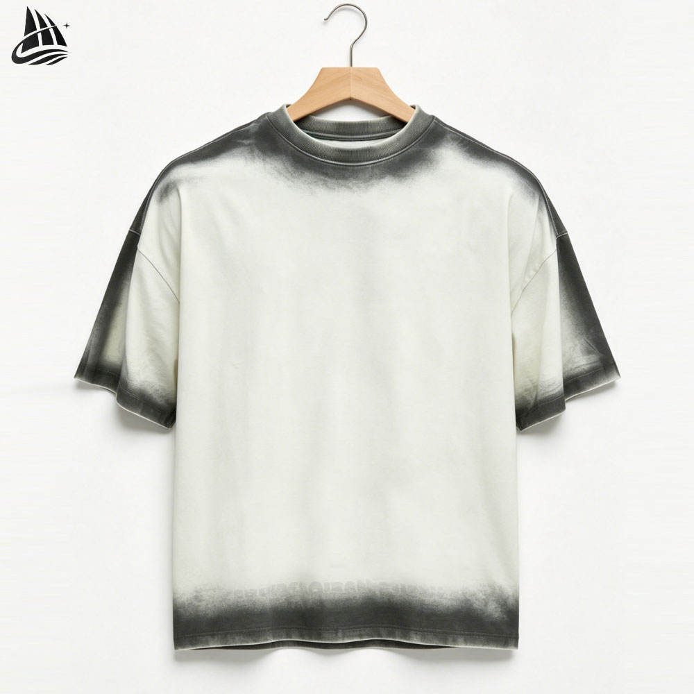 Custom Gradient Dip Dye Oversized T-Shirt Wholesale wholesale