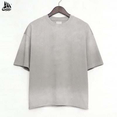 Custom Light Grey Oversized T-Shirt Wholesale