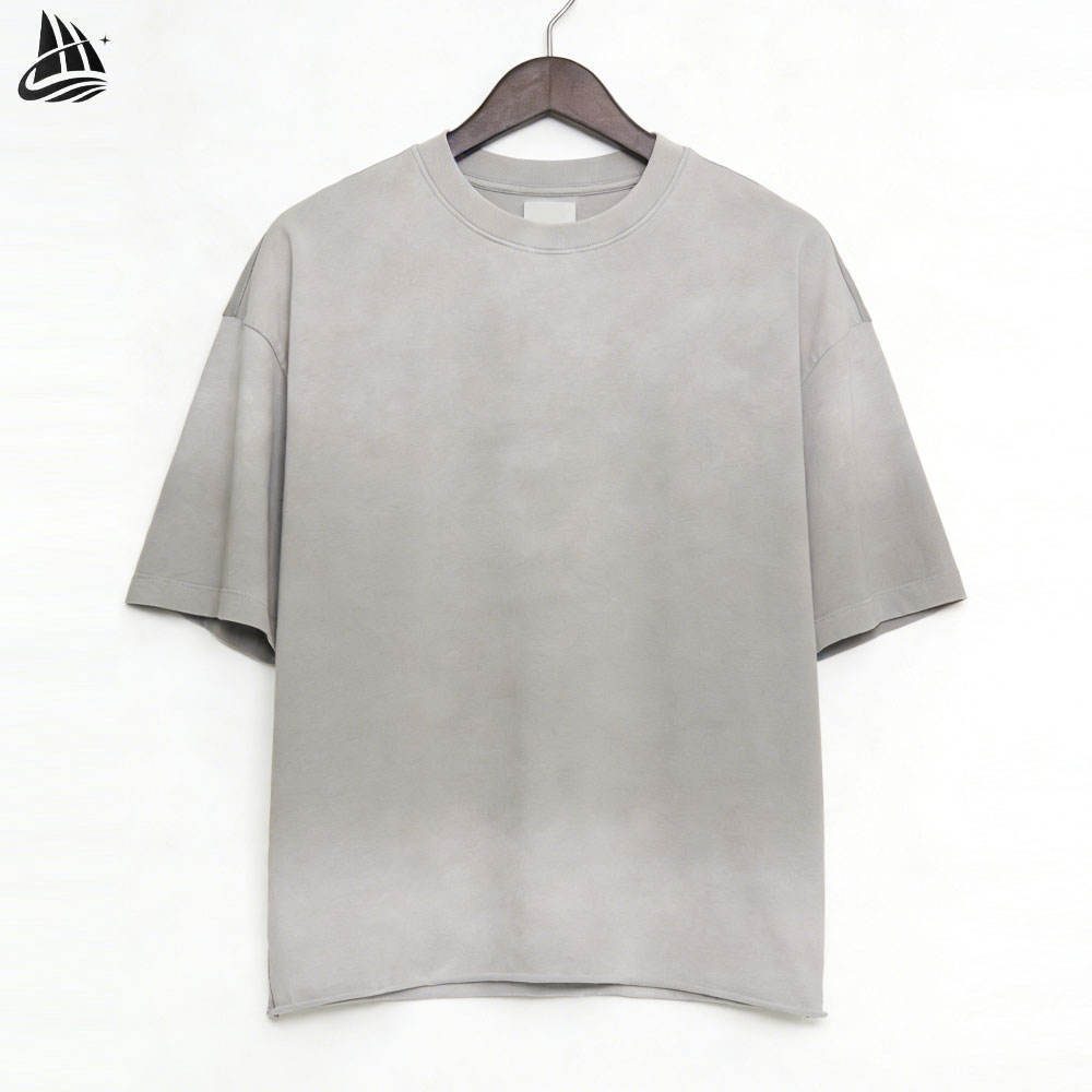 Custom Light Grey Oversized T-Shirt Wholesale wholesale