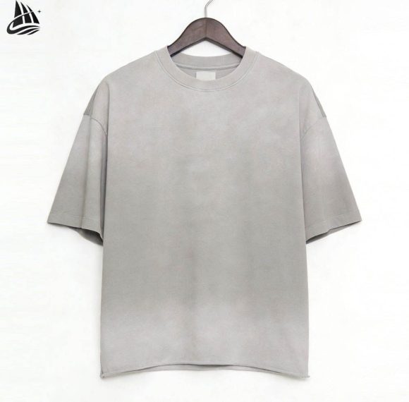 Custom Light Grey Oversized T-Shirt Wholesale