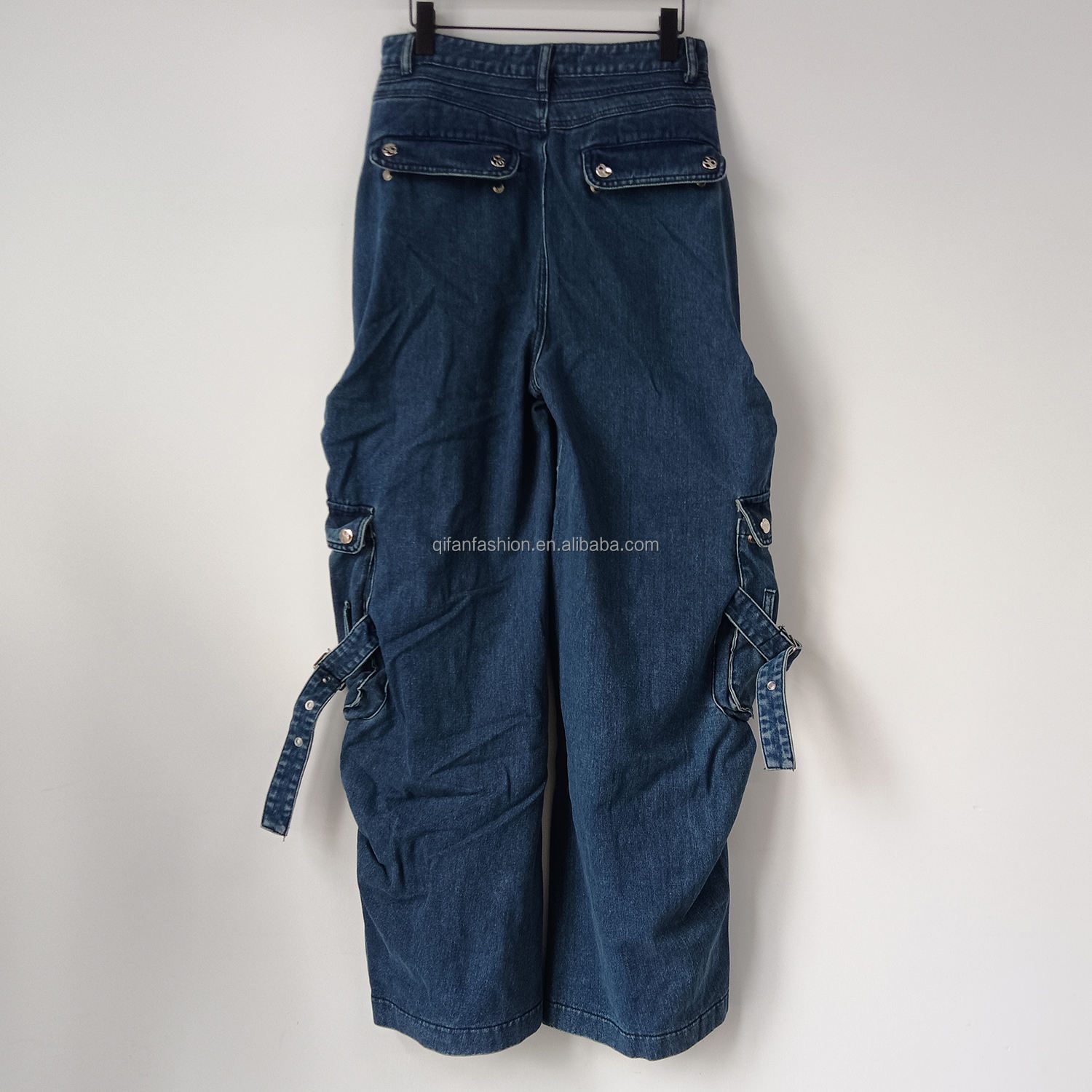Custom Contrast Panel Cargo Jeans from the INFULLSAIL streetwear range