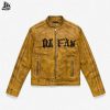 Custom Washed Leather Moto Jacket Wholesale