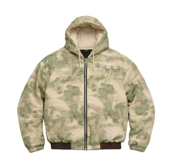 Custom Camo Hooded Padded Jacket Wholesale