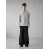 Custom Washed Stand Collar Long Sleeve Shirt Wholesale