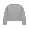 Custom Washed Raw Hem Sweatshirt Wholesale