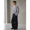 Custom Washed Raw Hem Sweatshirt Wholesale