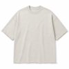 Custom Cream Raw Hem T-Shirt Wholesale