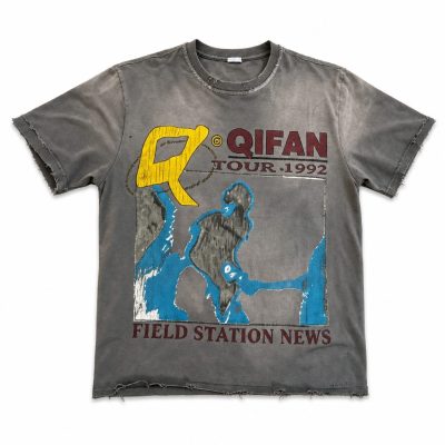 Custom Washed Graphic T-Shirt Wholesale