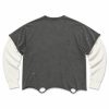 Custom Distressed Mock Layer T-Shirt Wholesale