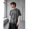 Custom Distressed Mock Layer T-Shirt Wholesale