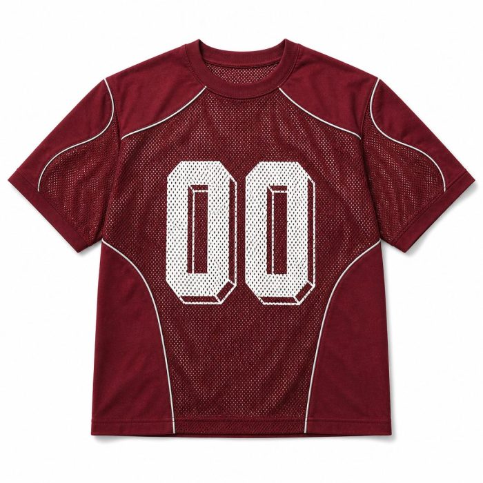 Custom Mesh Panel Sports T-Shirt Wholesale