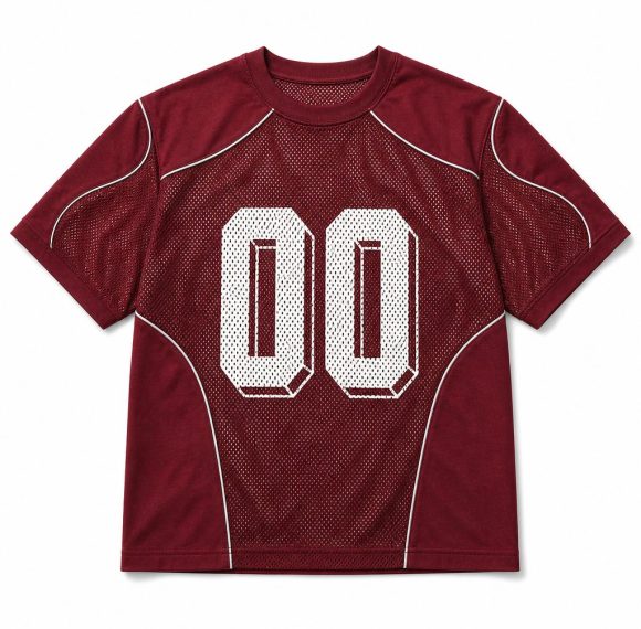 Custom Mesh Panel Sports T-Shirt Wholesale