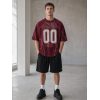 Custom Mesh Panel Sports T-Shirt Wholesale