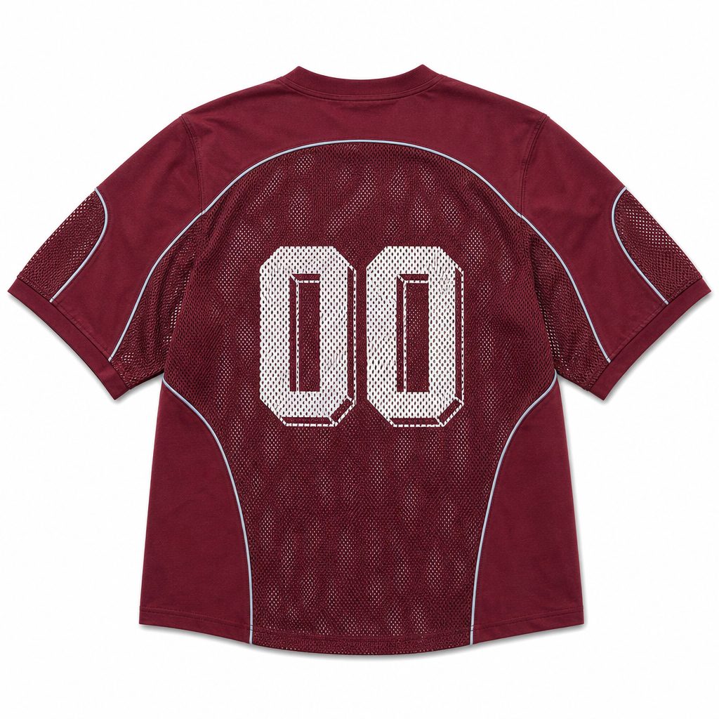 Custom Mesh Panel Sports T-Shirt from the INFULLSAIL streetwear range