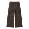 Custom Washed Faux Leather Cargo Pants Wholesale