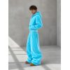 Custom Faux Suede Cropped Tracksuit Set Wholesale