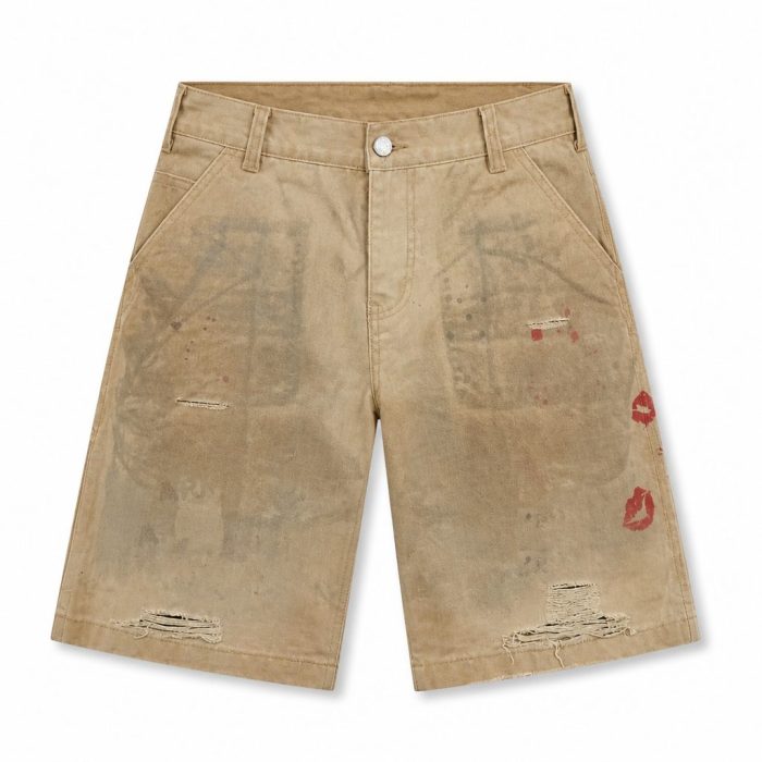 Custom Washed Cargo Shorts Wholesale