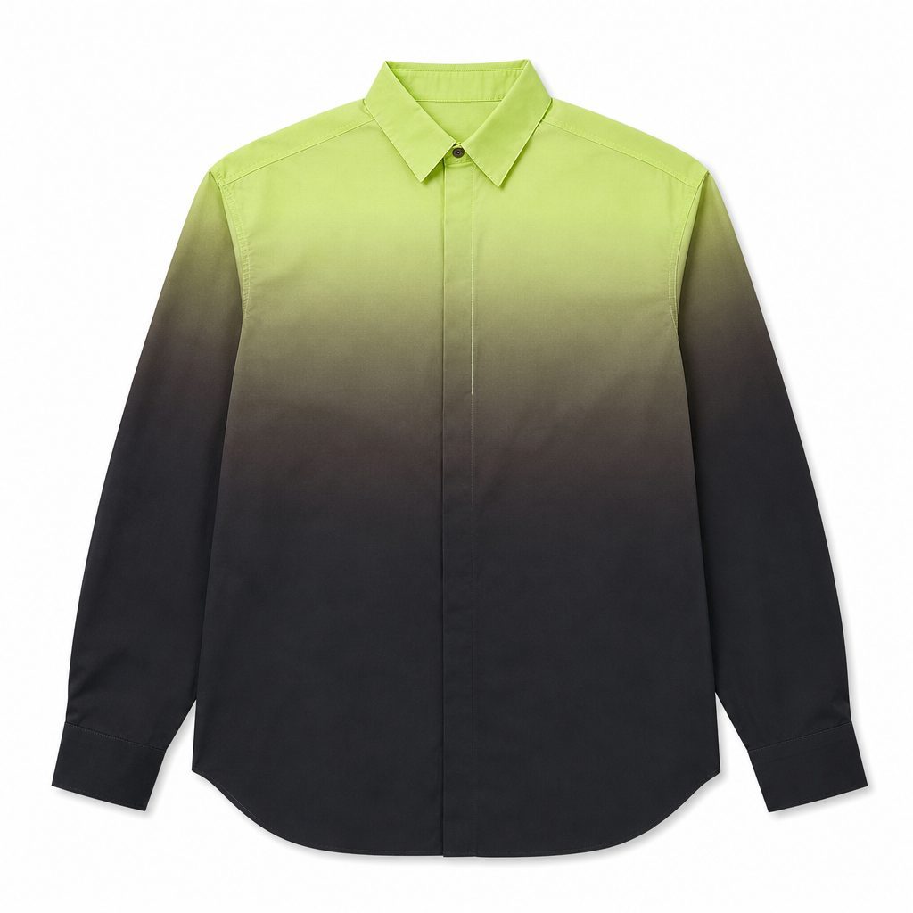 Custom Ombre Gradient Long Sleeve Shirt Wholesale wholesale
