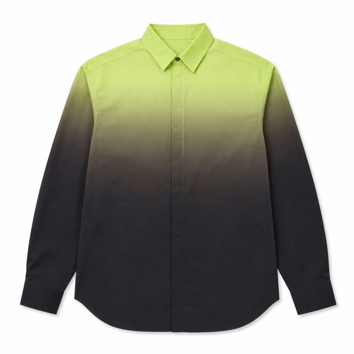 Custom Ombre Gradient Long Sleeve Shirt Wholesale