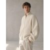 Custom Rib Knit Zip Cardigan Wholesale