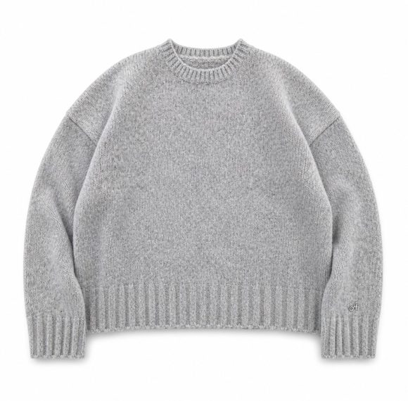 Custom Cropped Crew Neck Knit Sweater Wholesale