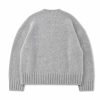 Custom Cropped Crew Neck Knit Sweater Wholesale