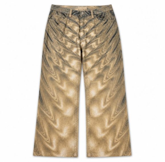 Custom Wave Tie Dye Wide Leg Pants Wholesale