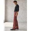 Custom Croc Embossed Flared Pants Wholesale